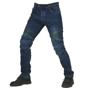 Классические джинсовые мотоциклетные брюки Pantalones Motocicleta Hombre Featherbed Jeans Gears