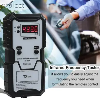 Электронный инфракрасный прибор для измерения частоты, высокоточный малочастотный тестер, защищенный от падения в автомобиле для ключей настройки