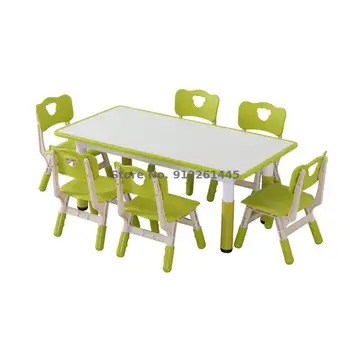 Столы и стулья для детского сада, стол для обучения детей, подъемный пластиковый стол, стол для граффити, стол для рисования