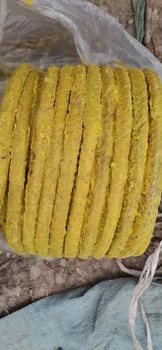 Сальниковая набивка из хлопчатобумажной пряжи с желтым жиром, индивидуальная оплетка под высоким давлением