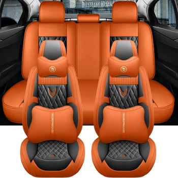 Роскошный Кожаный Чехол Для Автокресла Jeep Compass Celta Chery Tiggo 7 Pro Audi a3 8v I30 Duster Универсальные Аксессуары Для Интерьера