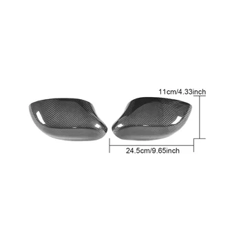 Автомобильные чехлы для боковых зеркал заднего вида из углеродного волокна, Защитные Чехлы для левых зеркал заднего вида для- Z4 E85 2002-2008