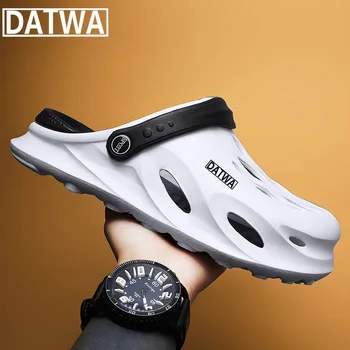 2024 Datwa, Новая обувь для рыбалки, летом мужчины носят противоскользящую легкую обувь для вождения, мужские спортивные дышащие повседневные пляжные полуботинки