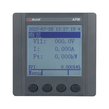 ACREL APM520-CEF Трехфазный беспроводной счетчик энергии, регистрирующий события, сетевой измеритель мощности со светодиодным дисплеем для анализа качества электроэнергии