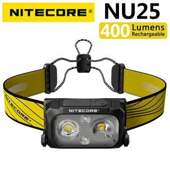 NITECORE NU25 v2 модернизированная фара на 400 люмен, три источника света на выходе