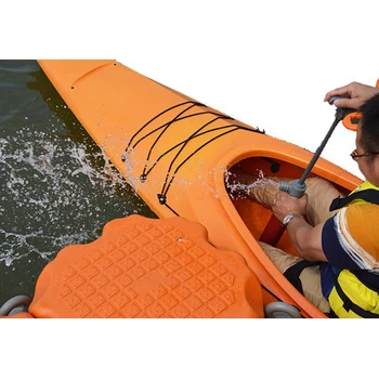 Портативный трюмный насос для каяка Ручные насосы со шлангом Аксессуары для лодок