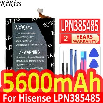 Мощный аккумулятор KiKiss емкостью 5600 мАч для аккумуляторов мобильных телефонов Hisense LPN385485