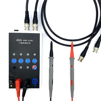 Ручной двухканальный тестер VI-кривой HW-210K Печатная плата Онлайн-детектора Тестер ASA с 4 частотами переключения передач