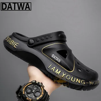 Datwa/ Новая уличная обувь для рыбалки, мужская летняя походная садовая дышащая нескользящая пляжная обувь, высококачественная обувь для рыбалки с отверстиями