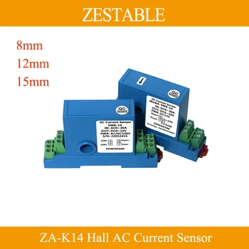 ZA-K14 Преобразователь переменного тока Переменного тока 0-100A 0-200A Вход 4-20mA 0-20mA 0-5V 0-10V Датчик тока Холла Амперный Преобразователь