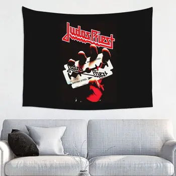 Judas Priest Металлический панк-гобелен из полиэстера в стиле хиппи, настенный Болеутоляющий Музыкальный домашний декор, занавес, гобелены с мандалами