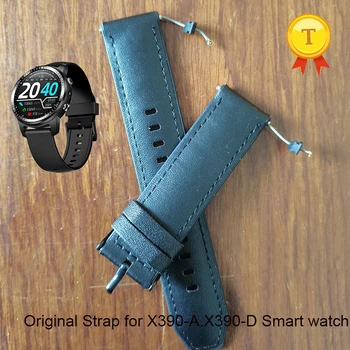 оригинальный сменный кожаный ремешок для смарт-часов x390, телефонных часов X390-A, наручных часов X390-D, наручных часов для смарт-часов X390A X390D