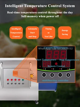Промышленный электрический тепловентилятор мощностью 5 кВт-50 кВт, переносной обогреватель для фермы, электрический обогреватель для птицефабрики, курятника