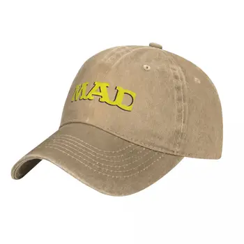 Кепка с логотипом MAD Magazine, Ковбойская шляпа в стиле хип-хоп, военная тактическая кепка, одежда для гольфа, мужская Женская