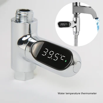 Термометр для душа со светодиодным цифровым дисплеем, измеритель температуры воды, датчик температуры воды для домашней кухни, ванной, душа