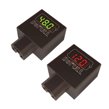 2 в 1 EVVoltmeter DC30-100V Цифровой вольтметр Электрические велосипеды USB-зарядное устройство для зарядки мобильного телефона
