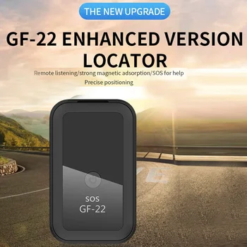Мини-GPS-локатор GF22, Беспроводное интеллектуальное устройство точного позиционирования, устройство для отслеживания потери автомобиля, мотоцикла, противоугонный позиционер