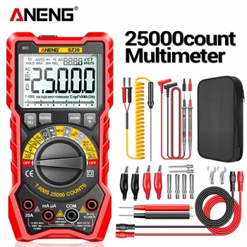 ANENG SZ20 25000 Отсчетов Профессиональный цифровой мультиметр Электрический измеритель переменного/постоянного тока Тестер напряжения для автомобильного Омного конденсатора