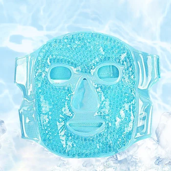 Холодная маска для лица из ПВХ, снимающая отек, Гелевая ледяная маска для лица, холодный Горячий компресс многоразового использования, многофункциональная резинка для физического охлаждения