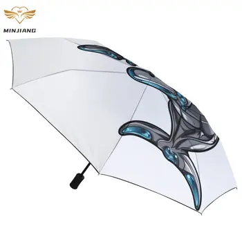 Зонт Dolphin 8 Ribs Home Cool Зонты Водонепроницаемый легкий автоматический зонт