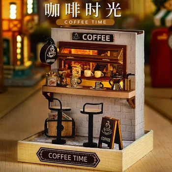 Кукольный домик для кофейни 