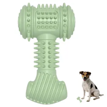 Прочная игрушка для жевания собак TPR, резиновый молоток с зазубринами, Неразрушаемая игрушка для собак Для чистки зубов, натуральные молоточки для собак TRP, Интерактивные