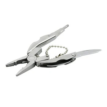 Открытый Мини-Складной многофункциональный Плоскогубец Зажим Брелок Для Ключей Открытый Походный Инструмент Карманный Мультитул Нож